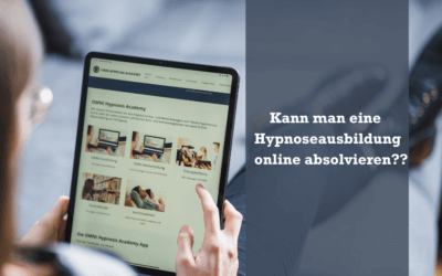 Kann man eine Hypnoseausbildung online absolvieren? 
